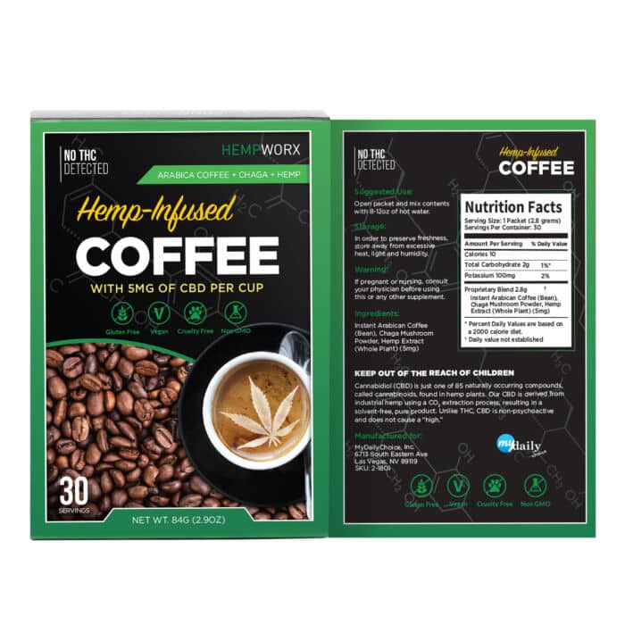 Hempworx Coffee Label