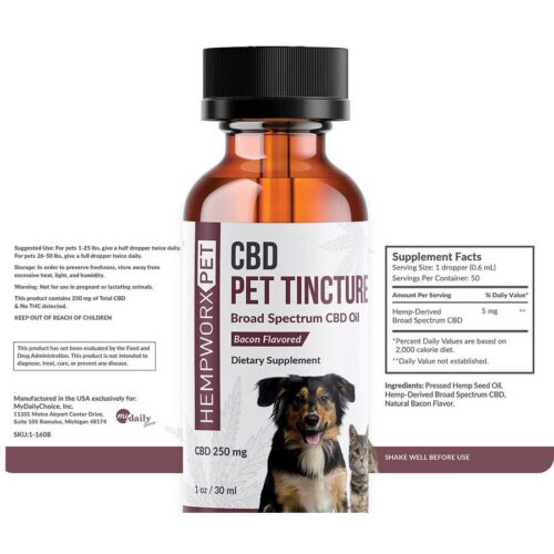 HempWorx Pet CBD Label