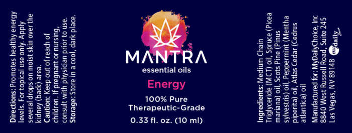 Mantra Energy Label