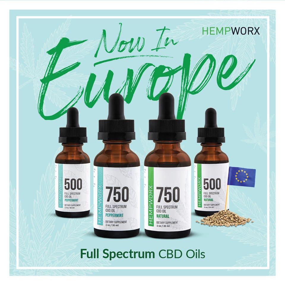HempWorx Europe Full Spectrum CBD Oils