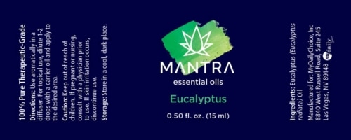 Mantra Eucalyptus Ingredients
