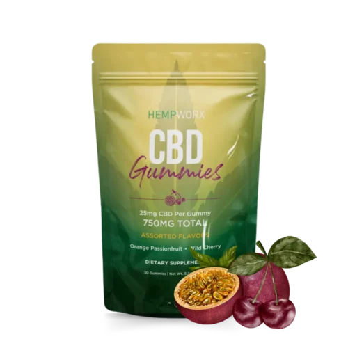 Hempworx CBD Gummies Assorted Flavors