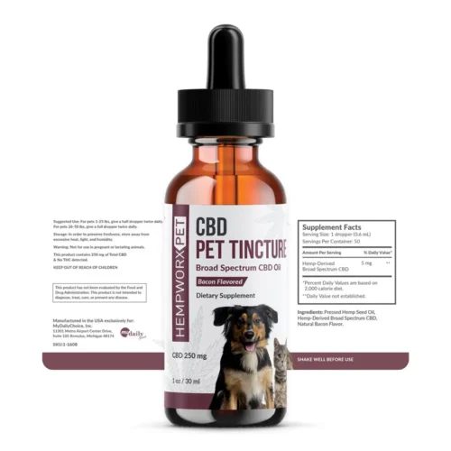 Hempworx Pet CBD Broad Spectrum Label