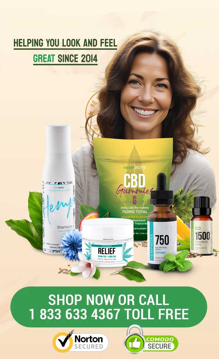 Hempworx CBD Online Mobile Banner