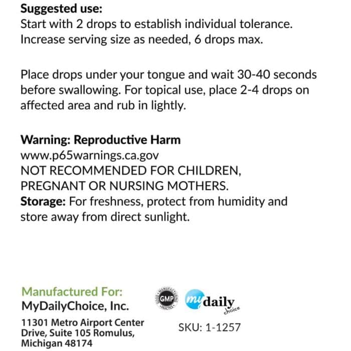 HempWorx Broad Spectrum CBDA Instructions for Use