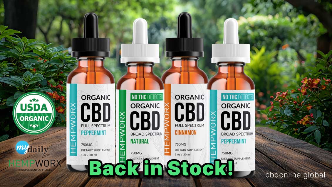 HempWorx is Back in Stock