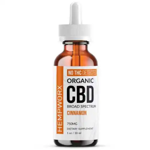 HempWorx 750 Cinnamon Broad Spectrum CBD Oil