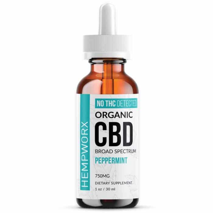 HempWorx 750 Peppermint Broad Spectrum CBD Oil