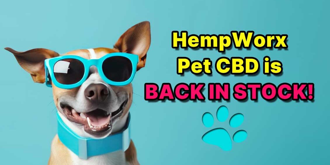 HempWorx Pet CBD is Back in Stock