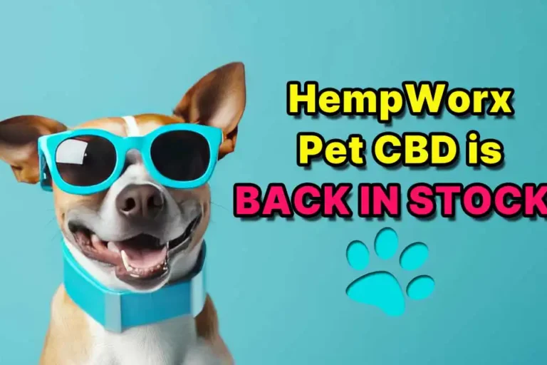 HempWorx Pet CBD is Back in Stock
