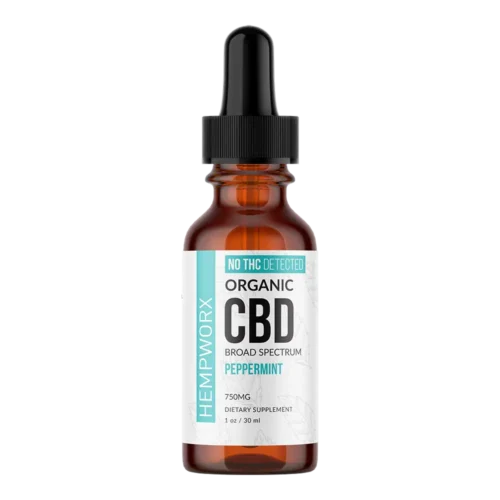 Hempworx 750 Peppermint Broad Spectrum CBD Oil