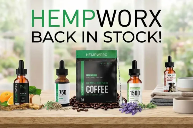 Hempworx is back in stock