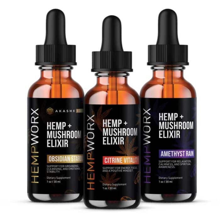 HempWorx Mushroom Elixir 3 Pack