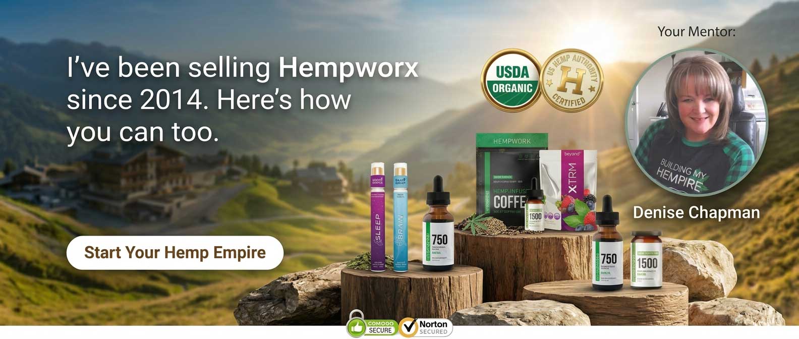 Denise Chapman, authorized Hempworx affiliate since 2014